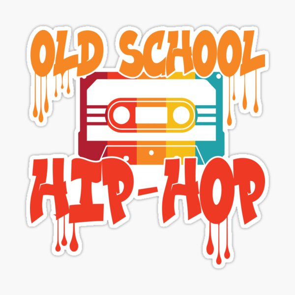 ☆AZ☆ Hiphop 90s Vintage Sticker 15 90's Rap Logo Sticker Pack - Clear, Holographic, or White