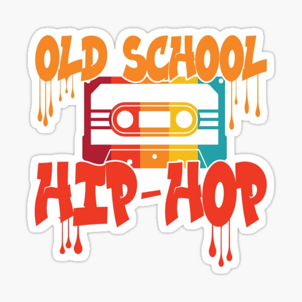 Oldschool Hip Hop Logo' Sticker