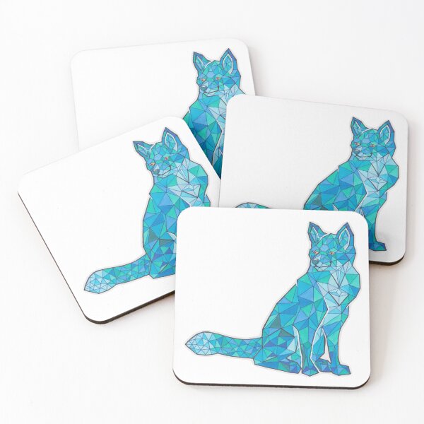Item preview, Mosaic Fox (Blue, 2019) designed and sold by Jenna Rideout.