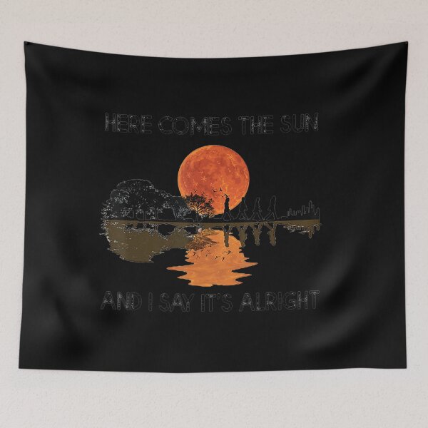 Item preview, Here Comes The Sun And I Say It's Alright Guitar Graphic  designed and sold by SimmonsNobl.
