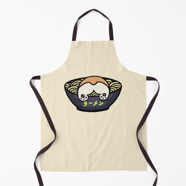 Item preview, Corgi Eating Ramen Noodle Miso Soup - Funny Corgi Butt designed and sold by ViewerEqualsPhoton.