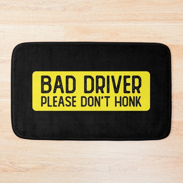Item preview, Bad Driver Please Don't Honk Cool Helmet designed and sold by Sour Soul.