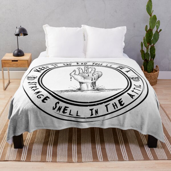 Item preview, Keep It Up And Youll Be A Strange Smell In The Attic - Skull Funny Halloween Quote designed and sold by ALITOPRINCE.