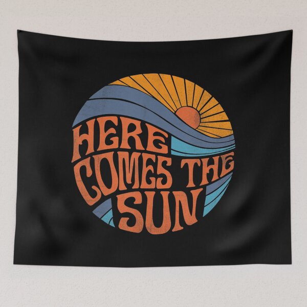 Item preview, Here Comes The Sun Vintage Retro Sixties Surf Summer Beach  designed and sold by SimmonsNobl.