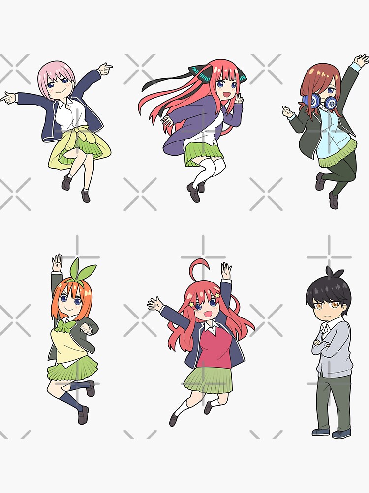 The Quintessential Quintuplets Season 3 Sticker for Sale by Kami-Anime