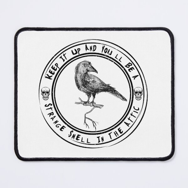 Item preview, Keep It Up And Youll Be A Strange Smell In The Attic - Skull Funny Halloween Quote designed and sold by ALITOPRINCE.