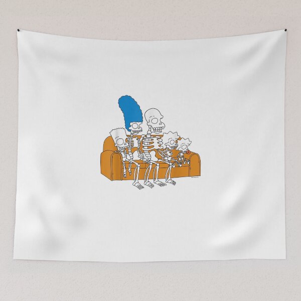 Item preview, The Simpsonzz Skeletons Treehouse Of Horror Couch designed and sold by ChristlAdam.