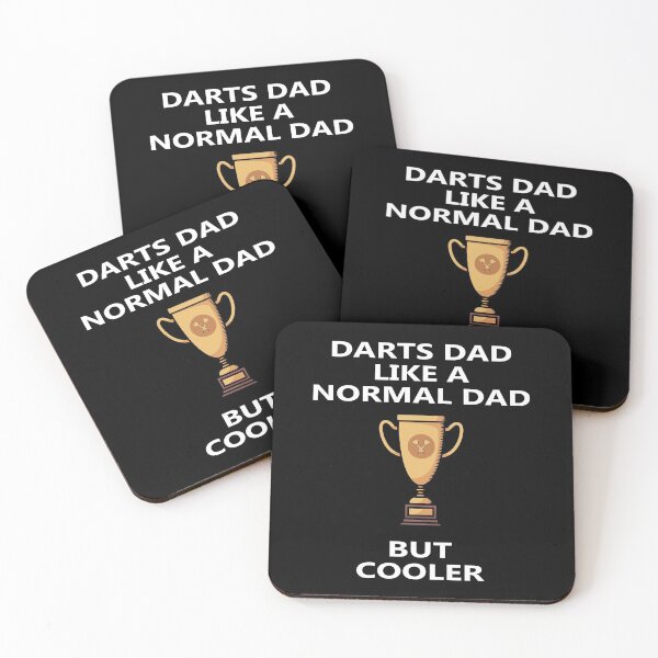 Item preview, Darts dad like a normal dad but cooler designed and sold by saulmedia.