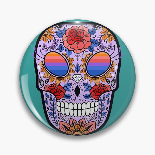 Item preview, Sugar Skull with roses, sunglasses designed and sold by HamiltonmagicTs.