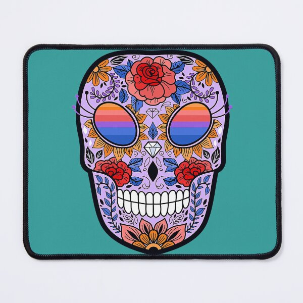 Item preview, Sugar Skull with roses, sunglasses designed and sold by HamiltonmagicTs.