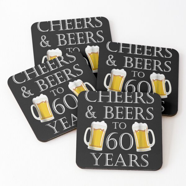 Item preview, Saludos y cervezas a los 60 años 60 cumpleaños designed and sold by JacekshiAmra.