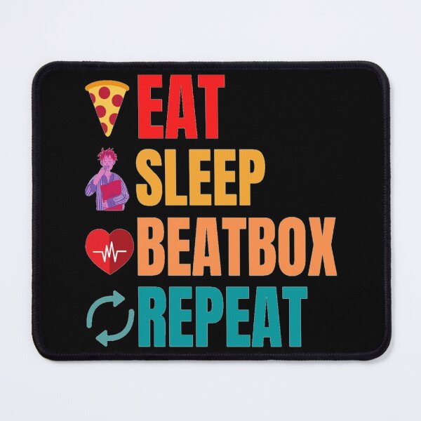Item preview, Eat Sleep Beatbox Repeat Funny Eat Sleep Beatbox Repeat Quotes designed and sold by chetan786.