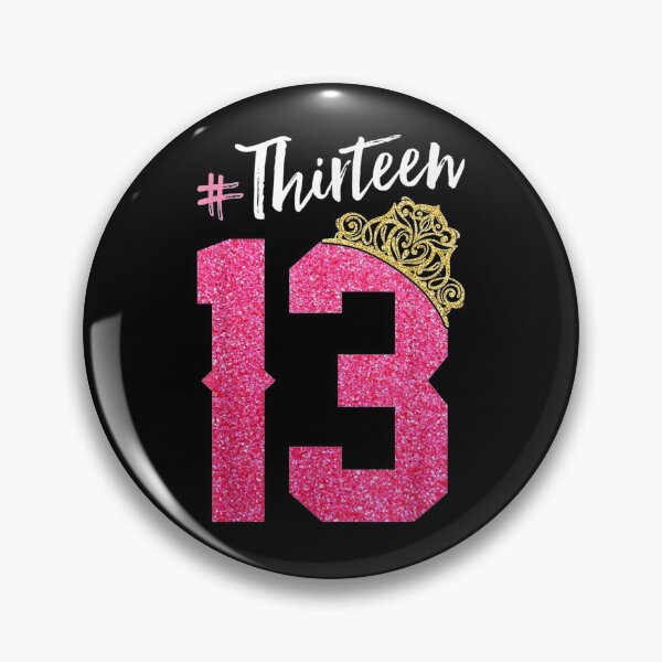 Item preview, 13 Years Old Official ager 13th Birthday for Girls designed and sold by JacekshiAmra.