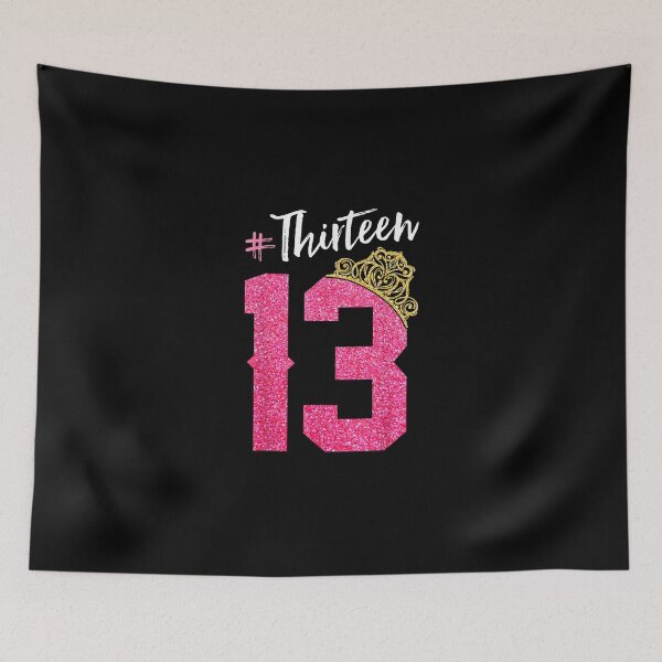 Item preview, 13 Years Old Official ager 13th Birthday for Girls designed and sold by JacekshiAmra.