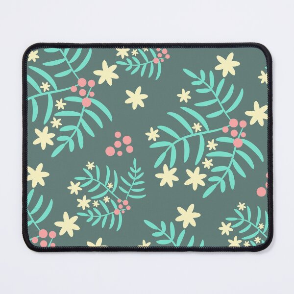 Item preview, Abstract Patterns On Ceramic Tile | Teal Flowers designed and sold by TarunPrints.