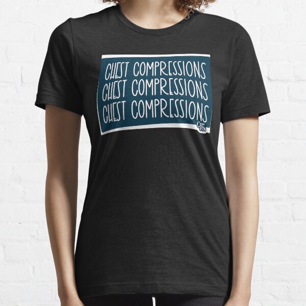 Doctor Mike “Chest Compressions” print Essential T-Shirt