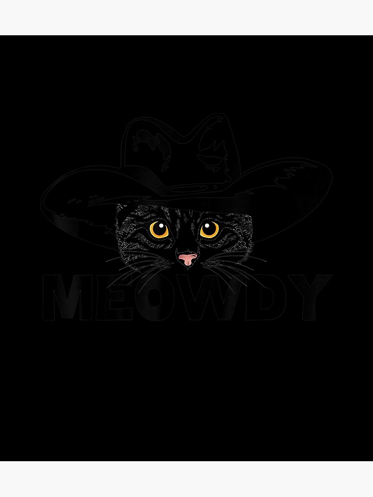 Meowdy Funny cat Meme for Cat Lovers Unisex Hooded Jacket