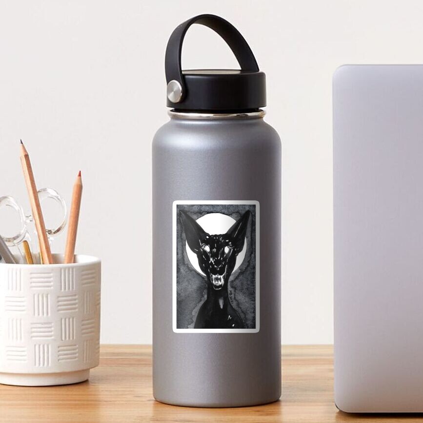 Black Cat Sticker