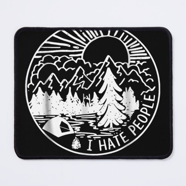 Item preview, I Hate People I Love Camping Funny designed and sold by Chanielshian.