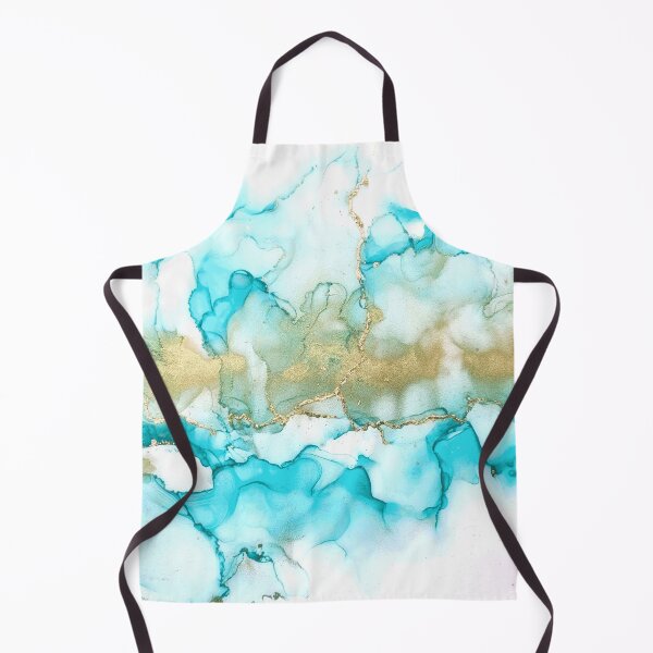 Item preview, Green Alcohol Ink and gold designed and sold by Crafted-Pear.