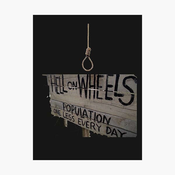 Item preview, Hell On Wheels sign designed and sold by jack-bradley.