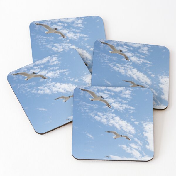Item preview, Seagull flying at seaside in a warm sunny day designed and sold by Tae Mi.