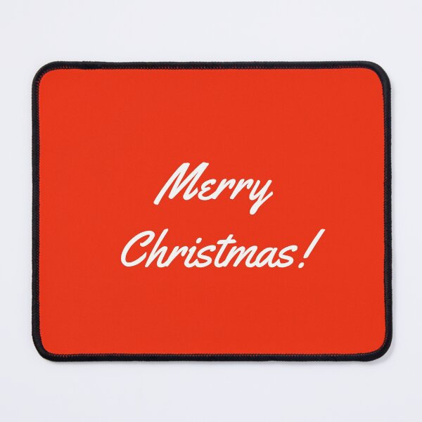 Item preview, Merry Christmas white on red designed and sold by JazzPWall.