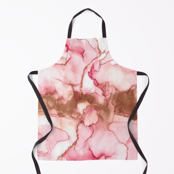Item preview, Pink Alcohol Ink and gold designed and sold by Crafted-Pear.