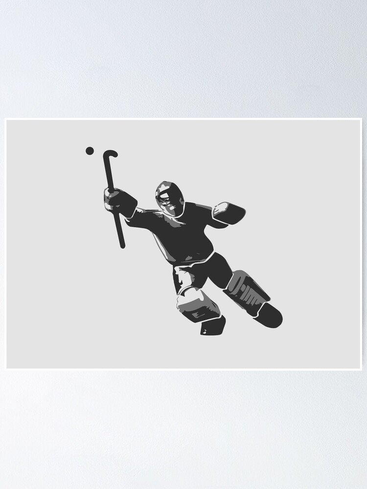 "Field Hockey Goalie" Poster for Sale by hookfreaks Redbubble