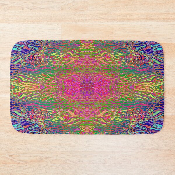 Item preview, Colorful Abstract Psychedelic Fractal Art Pattern designed and sold by BlackArt Cafe.