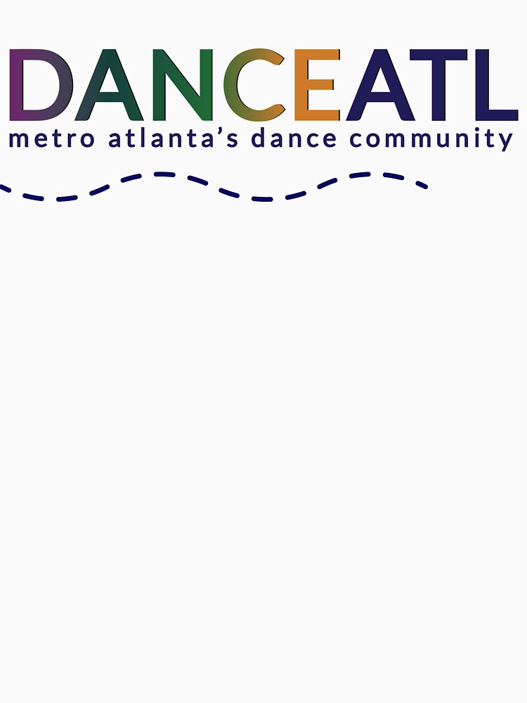 Thumbnail 7 of 7, Classic T-Shirt, DanceATL blue dotted line designed and sold by DanceATL.