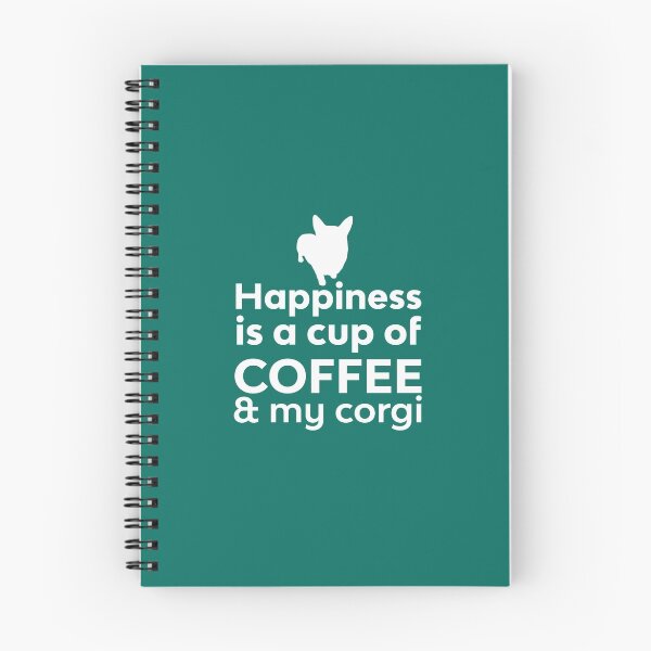 Item preview, Happiness Is Coffee & Corgi designed and sold by AlwaysAwesome.