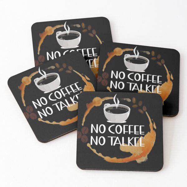 Item preview, No Coffee No Talkee  designed and sold by LiveToLearn.