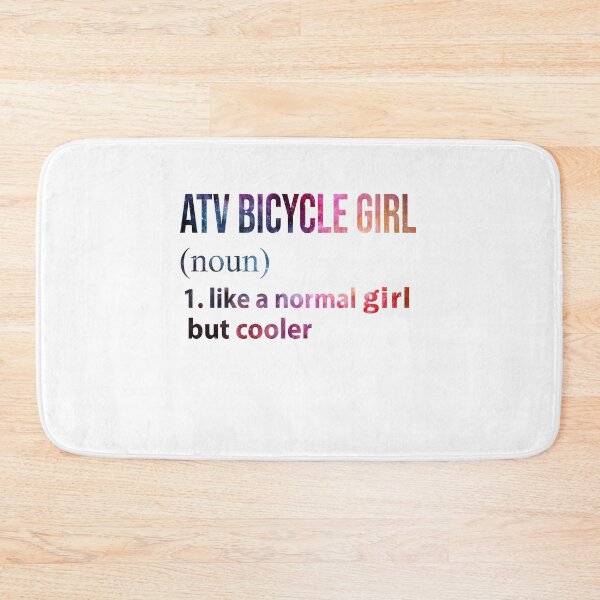 Item preview, ATV bicycle Girl like a normal Girl but cooler galaxy designed and sold by jentochicken.