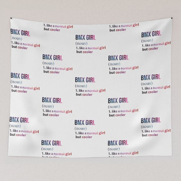 Item preview, Bmx Girl like a normal Girl but cooler galaxy designed and sold by jentochicken.