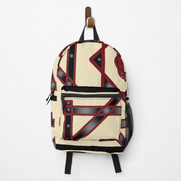 Item preview, Cream, Burgundy and Black Smudged Shapes EZonTHEi designed and sold by EZonThei.