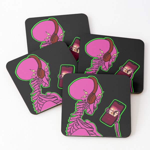 Item preview, Chasing Childhood Podcast Pink Skeleton Design designed and sold by Chasing Childhood.