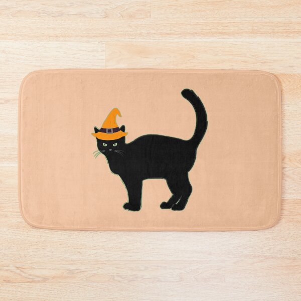 Item preview, Happy Hallowe'en Holiday Cute Black Cat Witch's Hat Fun Hallowe'en designed and sold by H3designs.