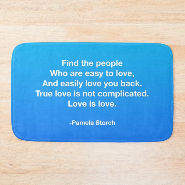 Item preview, Love is Easy Quote designed and sold by Pamela Storch.