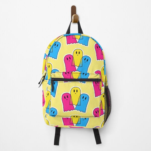 Item preview, Subtle Pride Spooky Cute Ghosts Pansexual Flag designed and sold by Jenna Rideout.