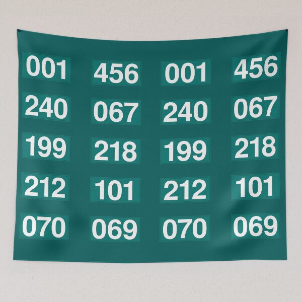 Item preview, Game Player Numbers Movies designed and sold by BunnyPrinceDegn.