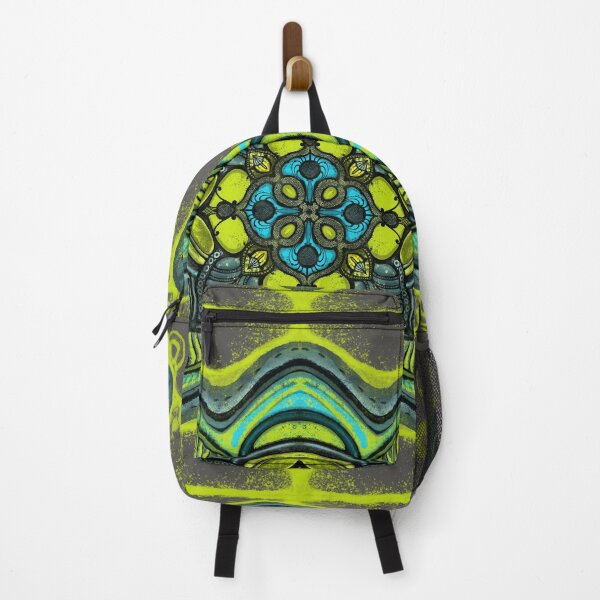 Item preview, Yellow-green abstract mandala designed and sold by MandalaFlowerArt.