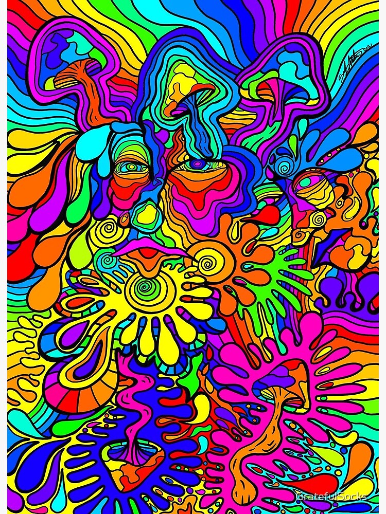 Grateful Dead Artwork Trippy Art Pschedelic Art 