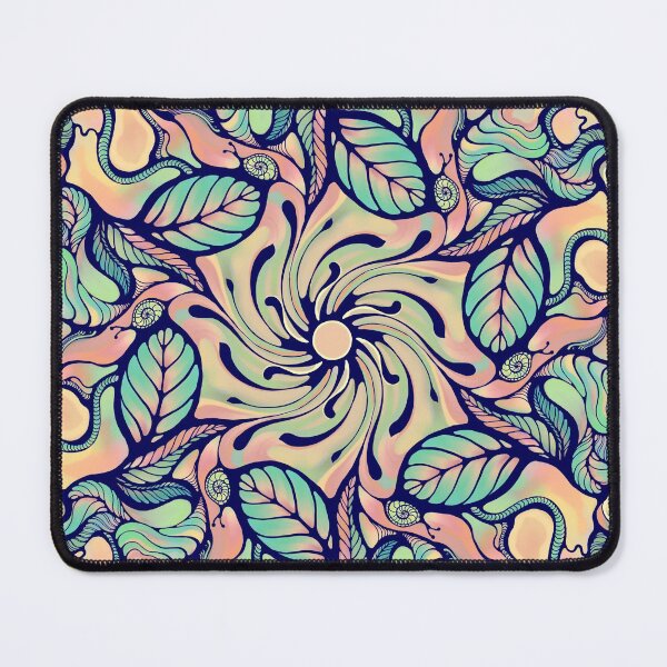 Item preview, Abstract floral pattern designed and sold by MandalaFlowerArt.