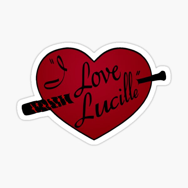 I love Lucy Heart Decal - Pro Sport Stickers