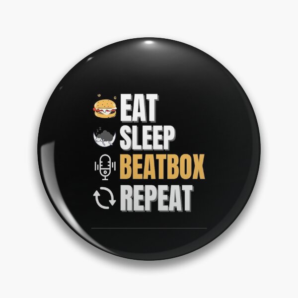 Artikelvorschau, Eat Sleep Beatbox Repeat Lustige Eat Sleep Beatbox Repeat Quotes entworfen und verkauft von chetan786.