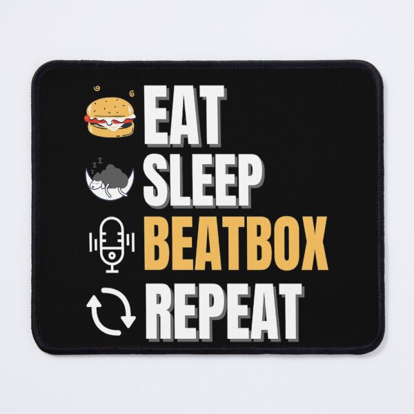 Item preview, Eat Sleep Beatbox Repeat Funny Eat Sleep Beatbox Repeat Quotes designed and sold by chetan786.