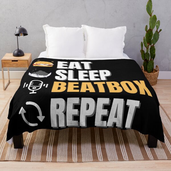 Item preview,  Eat Sleep Beatbox Repeat Funny Eat Sleep Beatbox Repeat Quotes designed and sold by chetan786.