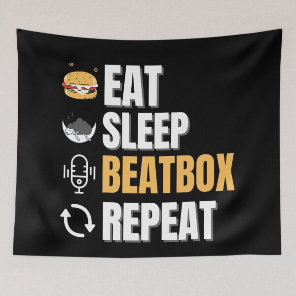 Item preview, Coma Sueño Beatbox Repetir Divertido Coma Sueño Beatbox Repetir Cotizaciones designed and sold by chetan786.