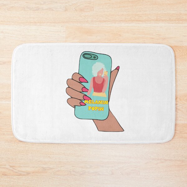 Item preview, MELANIN POPIN PHONE STICKER designed and sold by DiscoVibes.